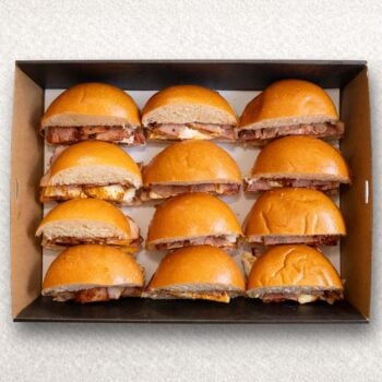 Large bacon egg roll