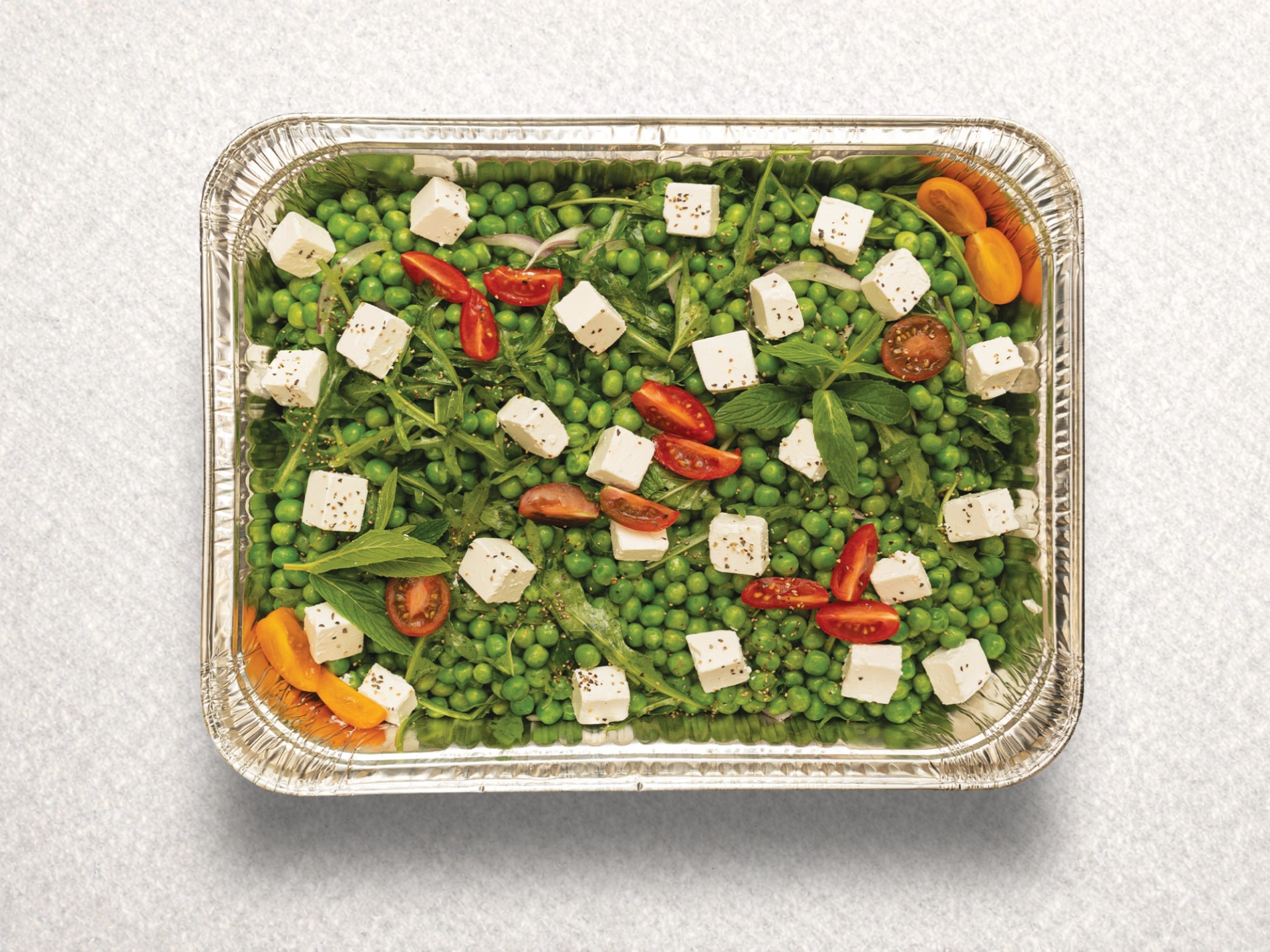 Pea Mint Feta Salad Pea Mint Feta Salad