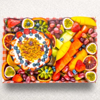 Fruit Granola Yoghurt Platter