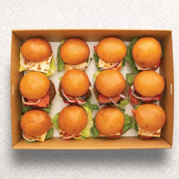 Mini checken burger