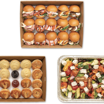 Mini Milk Buns 15 Pieces Mini Pies 18 Pieces Greek Salad Serves 12 Total 33 Pieces 12 Serves