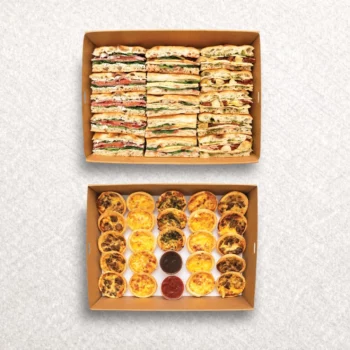 Turkish breads, Mini Ham & cheese Quiche, Mini Mushroom & Cheese Quiche, Mini Spinach & Feta Quiche