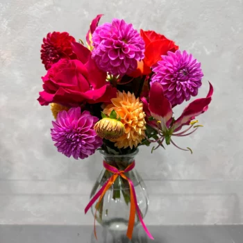 Vintage Vase Colourful