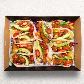 Fried chicken soft taco