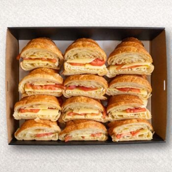 cheese tomato croissants