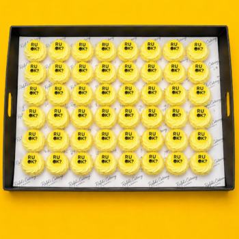 R u ok mini cupcakes lemon