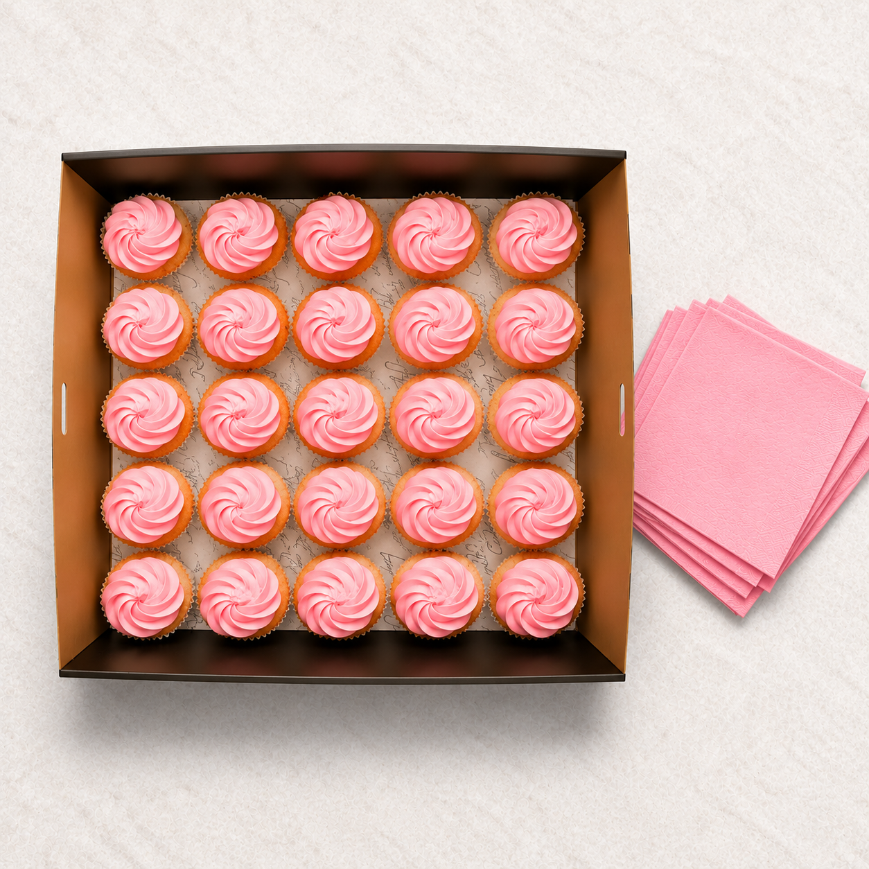 mini pink cupcakes 2 mini pink cupcakes 2