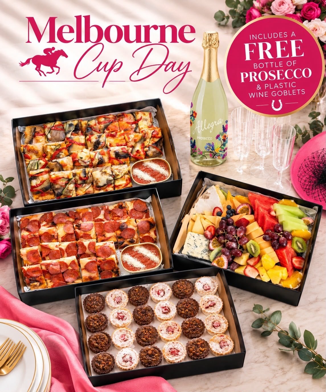 Melbourne cup sweet and savoury package Melbourne cup sweet and savoury package