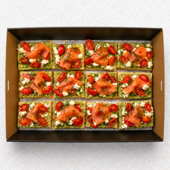 smoked salmon platter
